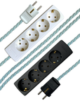 Powder Blue - Lola's Leads EU Fabric Extension Cable