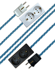 Azure - Lola's Leads EU Fabric Extension Cable