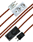 Cinnamon - Lola's Leads EU Fabric Extension Cable