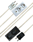 Milk - Lola's Leads EU Fabric Extension Cable