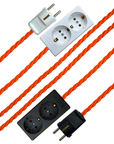 Pumpkin - Lola's Leads EU Fabric Extension Cable