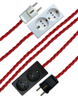 Scarlet - Lola's Leads EU Fabric Extension Cable