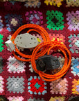 Pumpkin - Lola's Leads Fabric Extension Cable