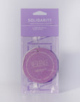 Luxury Solidarity Soy Candle with Lilac Buds, Green Leaves, Cool Earth, Handcrafted in Illinois, Resilient Glass Vessel by Labyrinth Made Goods at brixbailey.com