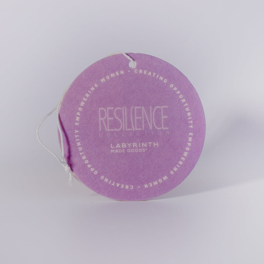 Luxury Solidarity Soy Candle with Lilac Buds, Green Leaves, Cool Earth, Handcrafted in Illinois, 60-Hour Burn Time by Labyrinth Made Goods at brixbailey.com
