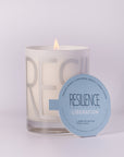 Liberation luxury soy candle, fresh prairie winds and line-dried sheets scent with clover and wild flowers, handcrafted in Illinois by Labyrinth Made Goods at brixbailey.com