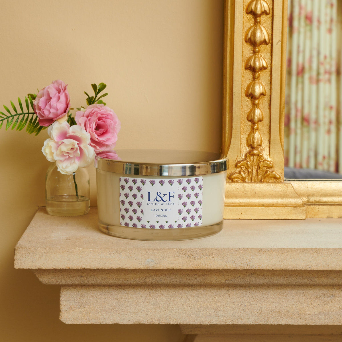 Double wick Soy Candle - Lavender