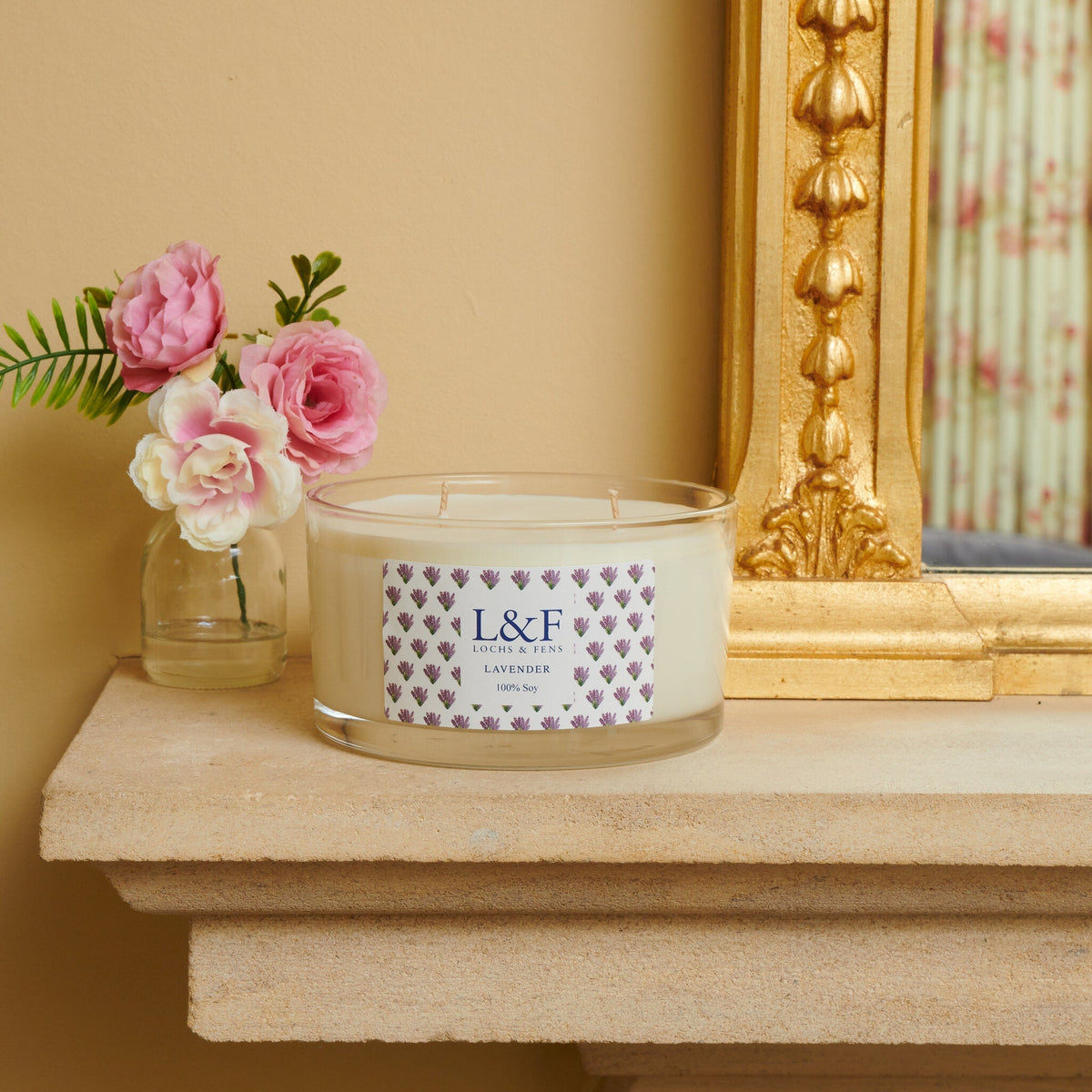 Double wick Soy Candle - Lavender