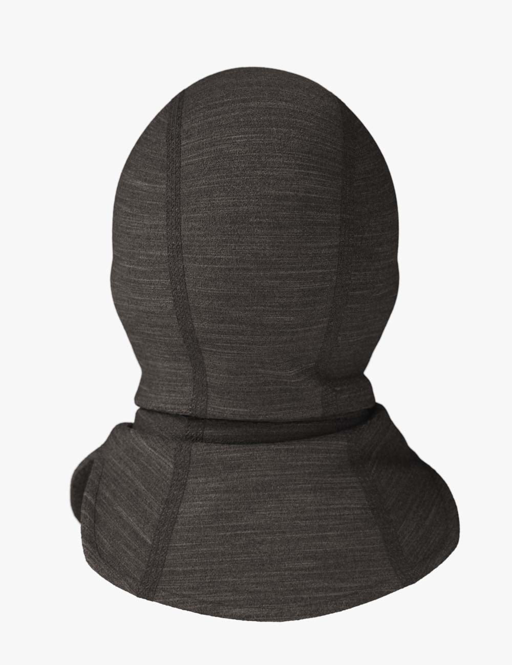 a soft merino wool baby balaclava shown in gentle morning light, offering a cozy and comforting fit for a newborn