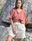 LOTUS Organic Cotton Top in Blush