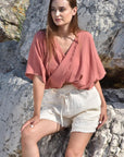 LOTUS Organic Cotton Top in Blush