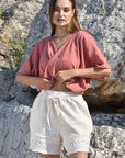 LOTUS Organic Cotton Top in Blush
