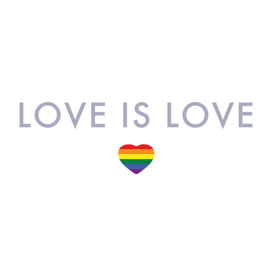 Love is Love Rainbow Print Poster