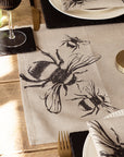 Bee Linen Table Runner