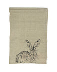 Hare Linen Table Runner