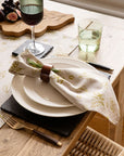 Autumn Acorns Linen Napkins - Set of 2