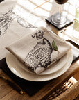 Pheasant Linen Napkins - Set of 2