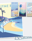 Lyme Regis Vintage Travel Poster Print