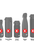 Leak Proof Water Bottle Replacement Lid, Black, Large / X-Large
