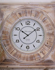Large Square Wall Clock 80cm Antique Style