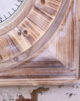 Large Square Wall Clock 80cm Antique Style