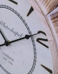 Large Square Wall Clock 80cm Antique Style