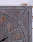 Large Square Wooden Clock 60cm 2 Colours