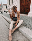 Women's Penny Driving Loafers, taupe suede