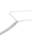 Agnes Veski SPRING Silver Leaf Necklace – Handcrafted & Elegant by Agnes Veski Jewellery at www.brixbailey.com