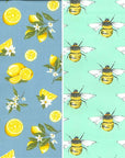 *Set of 3 Handmade Beeswax Wraps | Lemonade