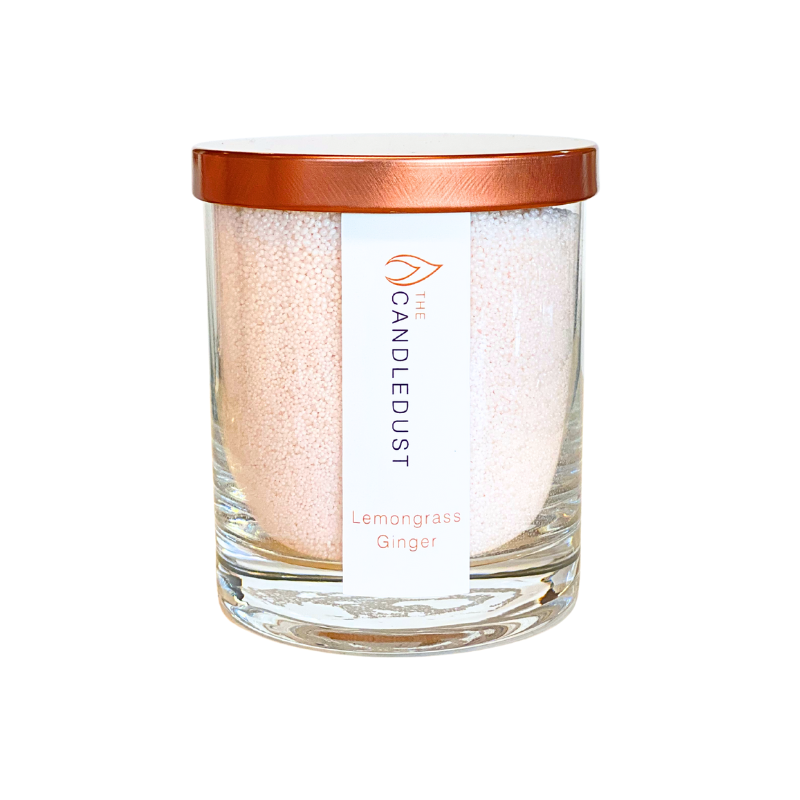 Lemongrass &amp; Ginger Spa Candle – Elegant, Vegan, 30h Burn by Candledust at www.brixbailey.com