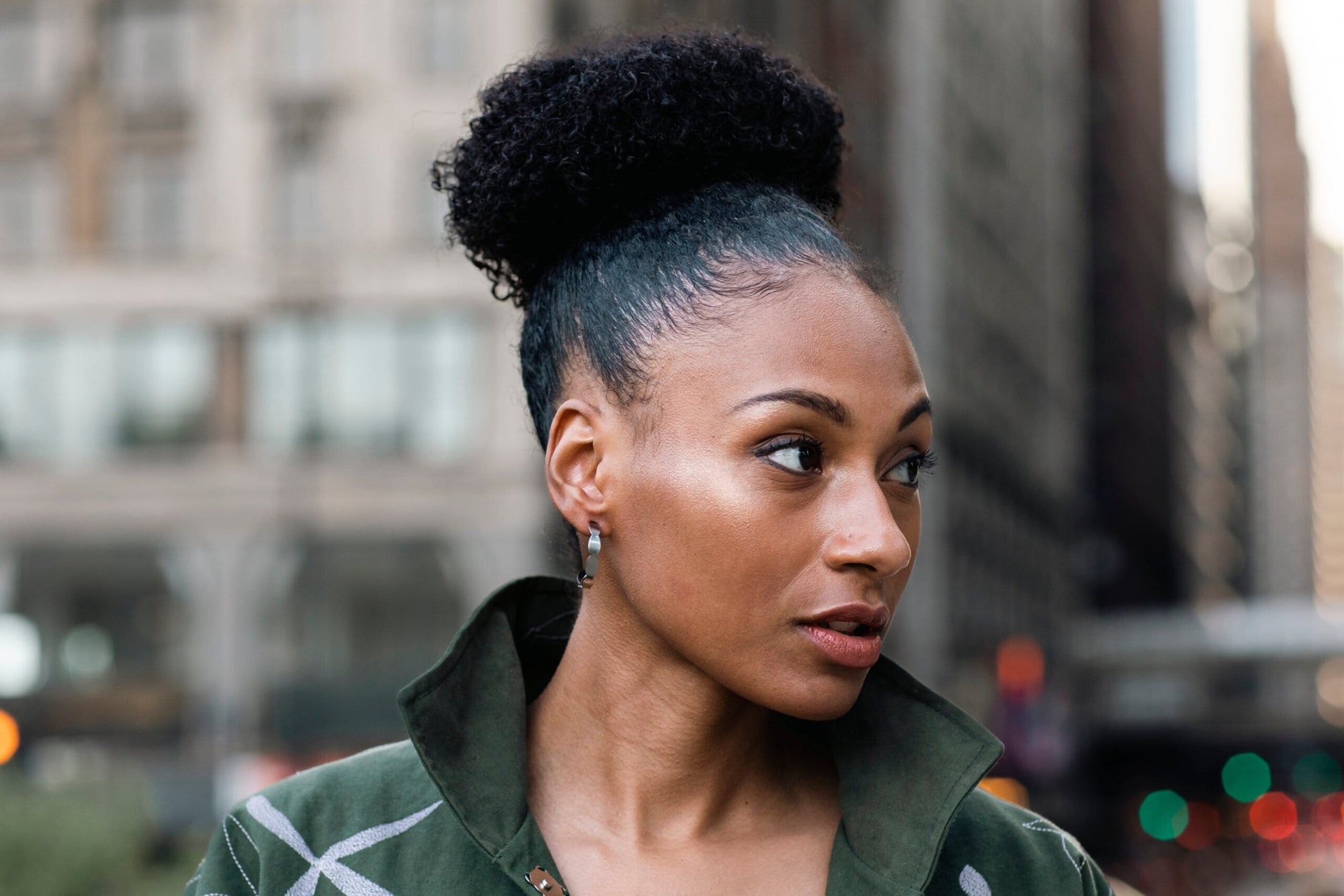 Sculptural Stainless Steel Earrings