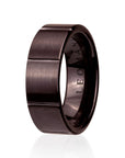 Brown Ceramic Ring for Men