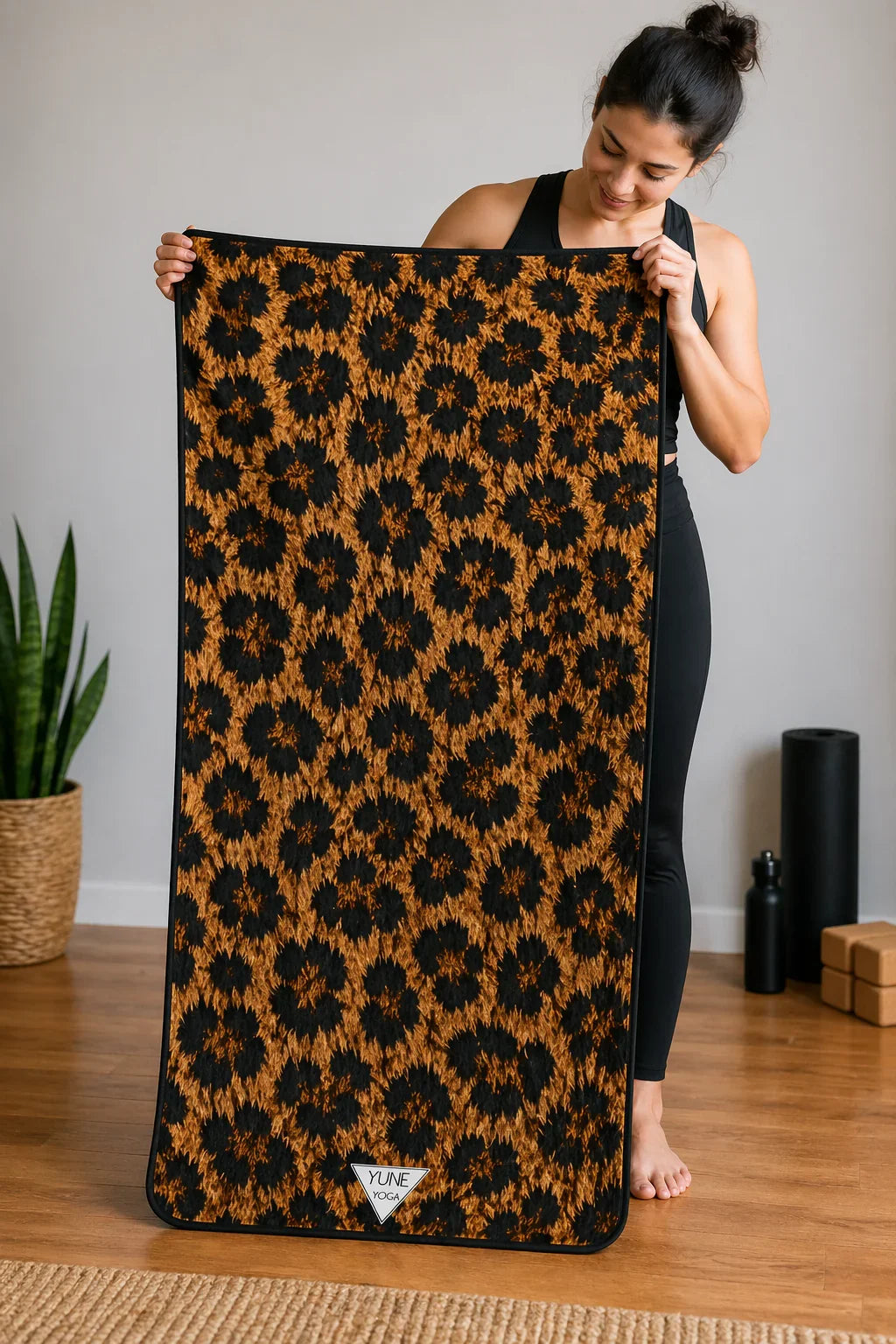 Leopard Yoga Towel