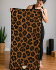 Leopard Yoga Towel