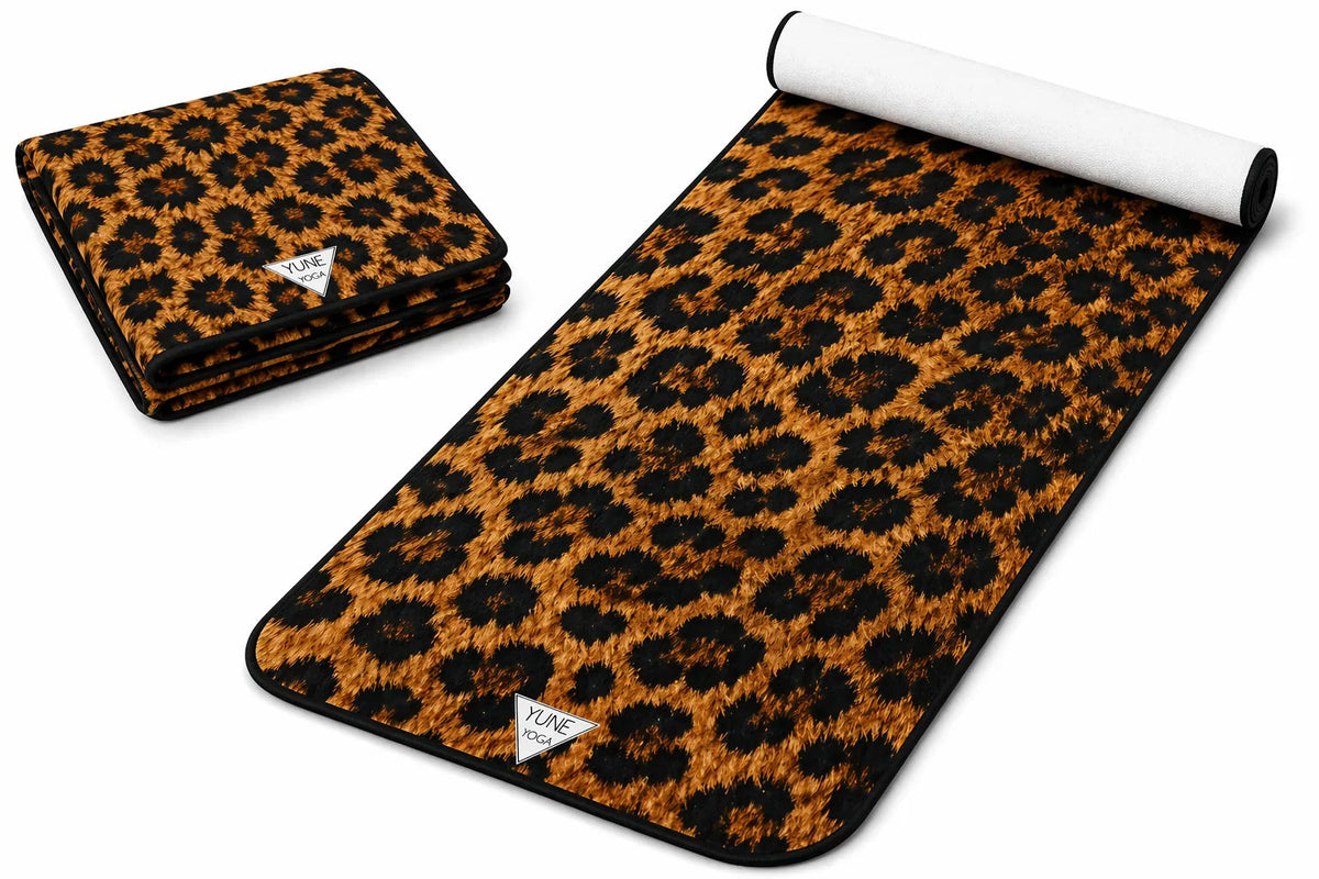 Leopard Yoga Towel