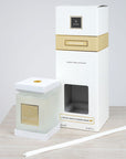 Luxury Square Diffuser - Rosa blanco