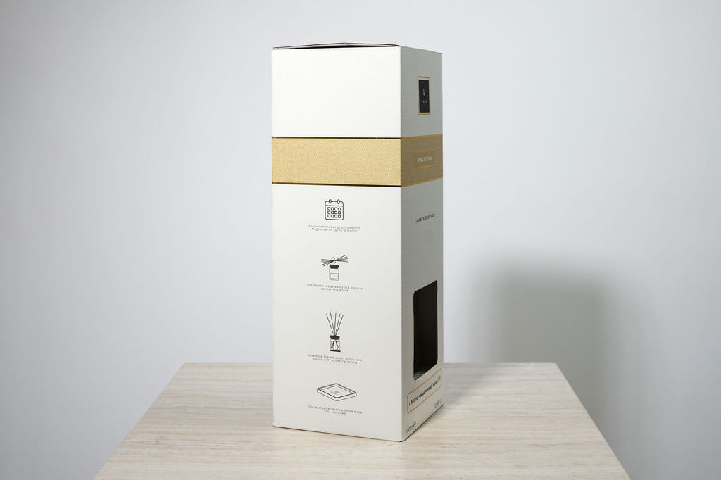 Luxury Square Diffuser - Rosa blanco