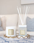 Luxury Square Diffuser - Rosa blanco