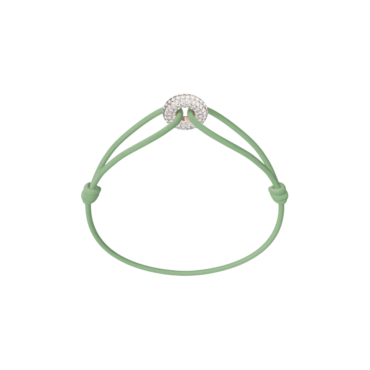 Mini Rose Soho Pavé Cord Bracelet
