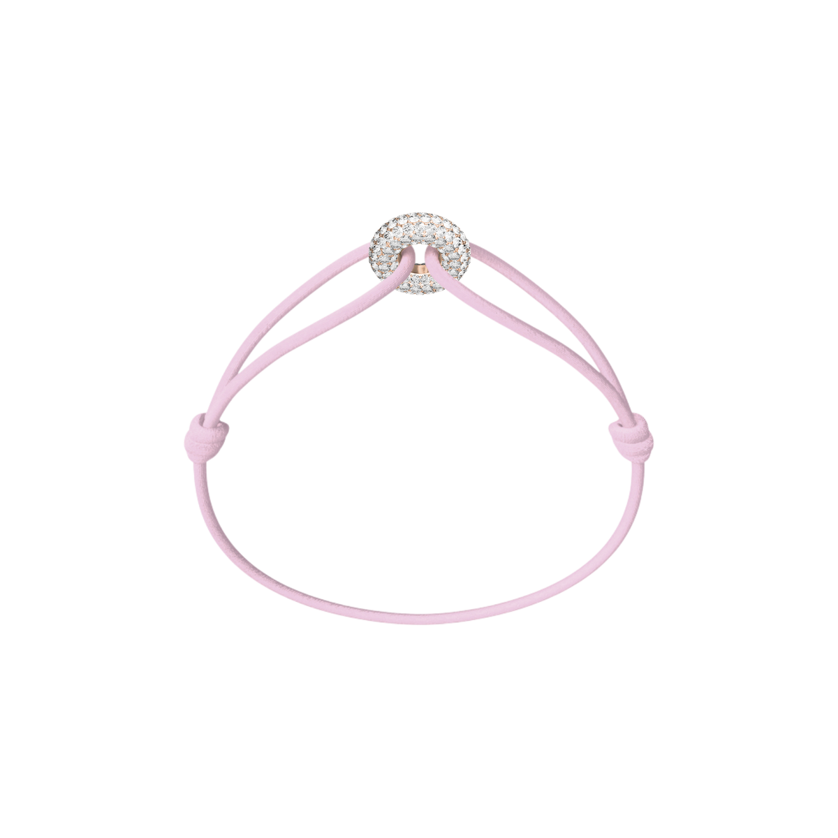 Mini Rose Soho Pavé Cord Bracelet