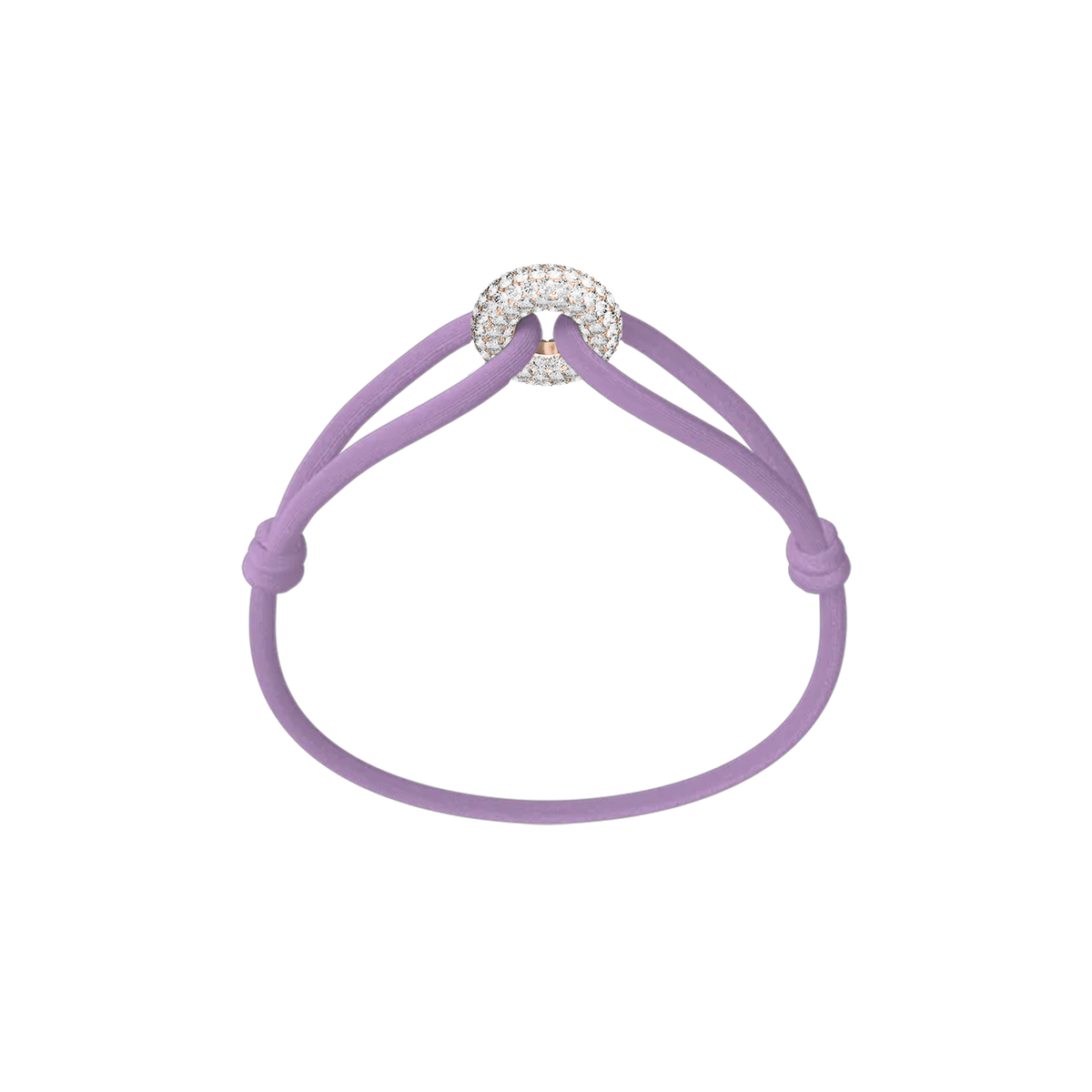 Rose Soho Pavé Cord Bracelet