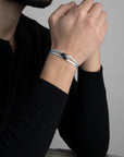 Carbon Regent Cord Bracelet