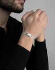 Snow Regent Cord Bracelet