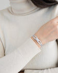 Snow Regent Cord Bracelet