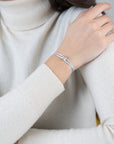 Mini Silver Soho Cord Bracelet