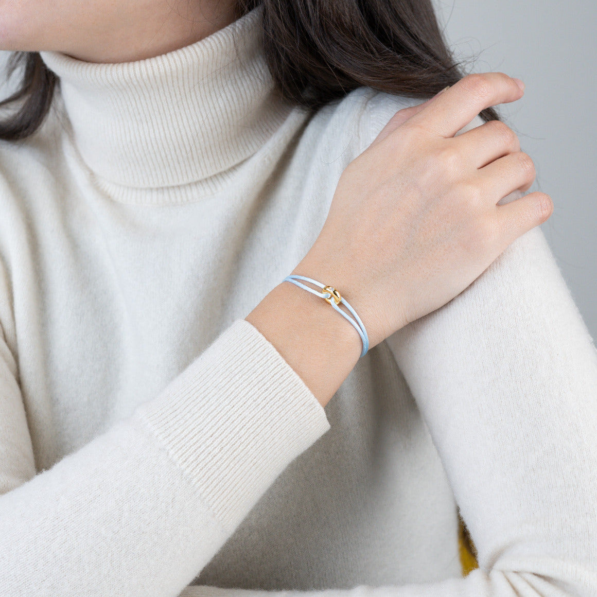 Mini Golden Soho Diamond Cord Bracelet