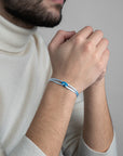Blue Soho Cord Bracelet