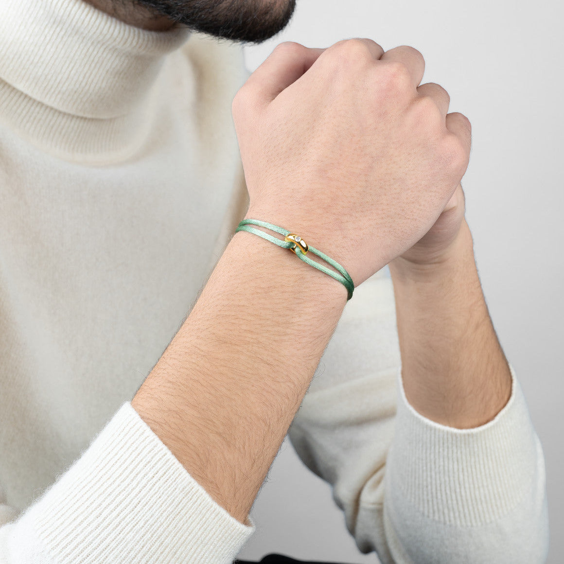 Golden Soho Diamond Cord Bracelet