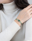 Green Soho Cord Bracelet